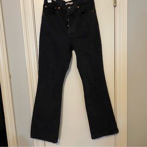 Levi’s rib cage boot cut jeans